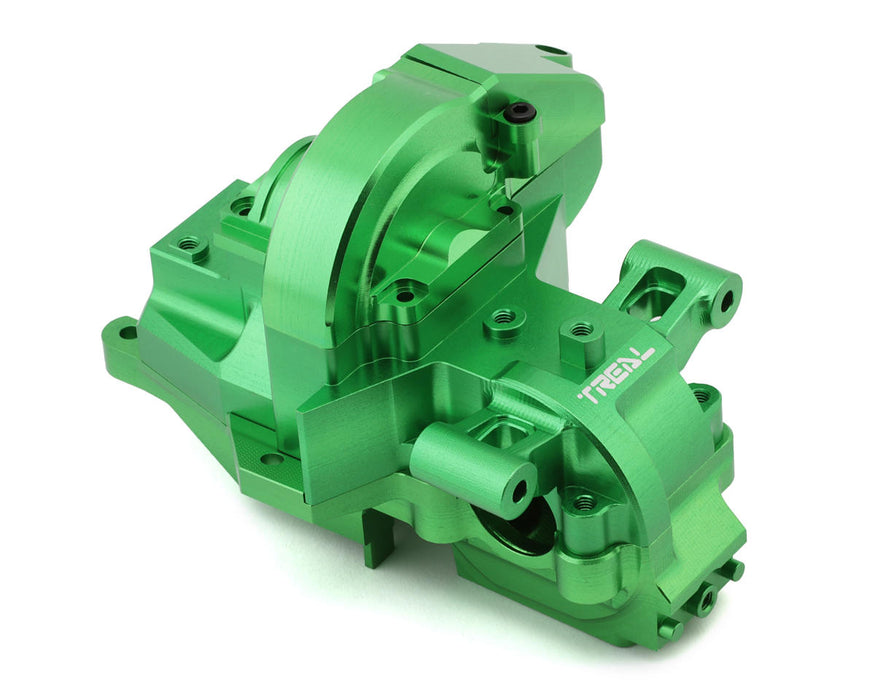 Treal Hobby Aluminum Rear Gearbox Set for Traxxas® Maxx® Slash® (Green)