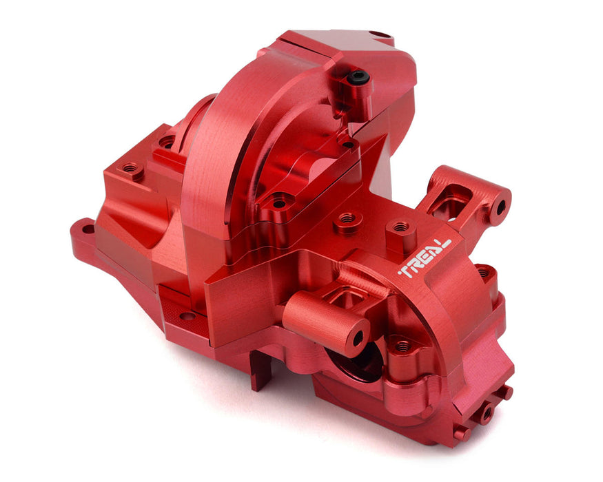 Treal Hobby Aluminum Rear Gearbox Set for Traxxas® Maxx® Slash® (Red)