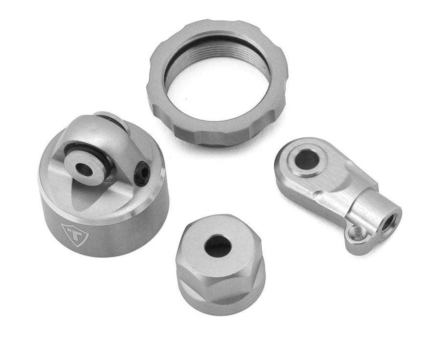 Treal Hobby Losi Promoto MX CNC Aluminum Shock Cap With Bottom Retainer Set