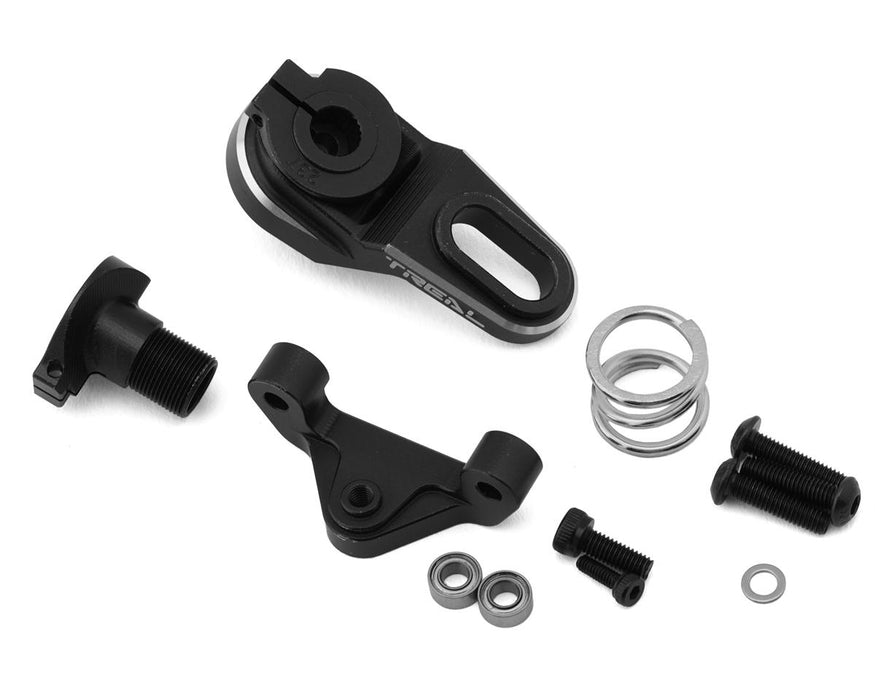 Treal Hobby Losi Promoto MX CNC Aluminum Clamping Servo Saver (25T/23T) (Black)