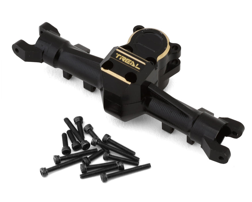 Treal Hobby Axial SCX24 Aluminum Front Axle w/Brass Differential Cover