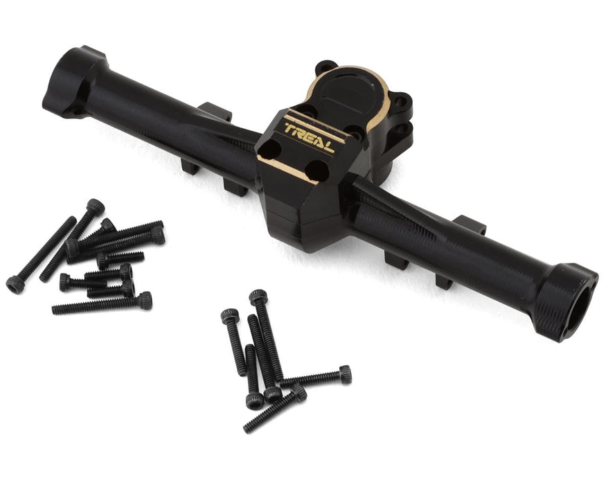Treal Hobby Axial SCX24 Aluminum Rear Axle w/Brass Differential Cover