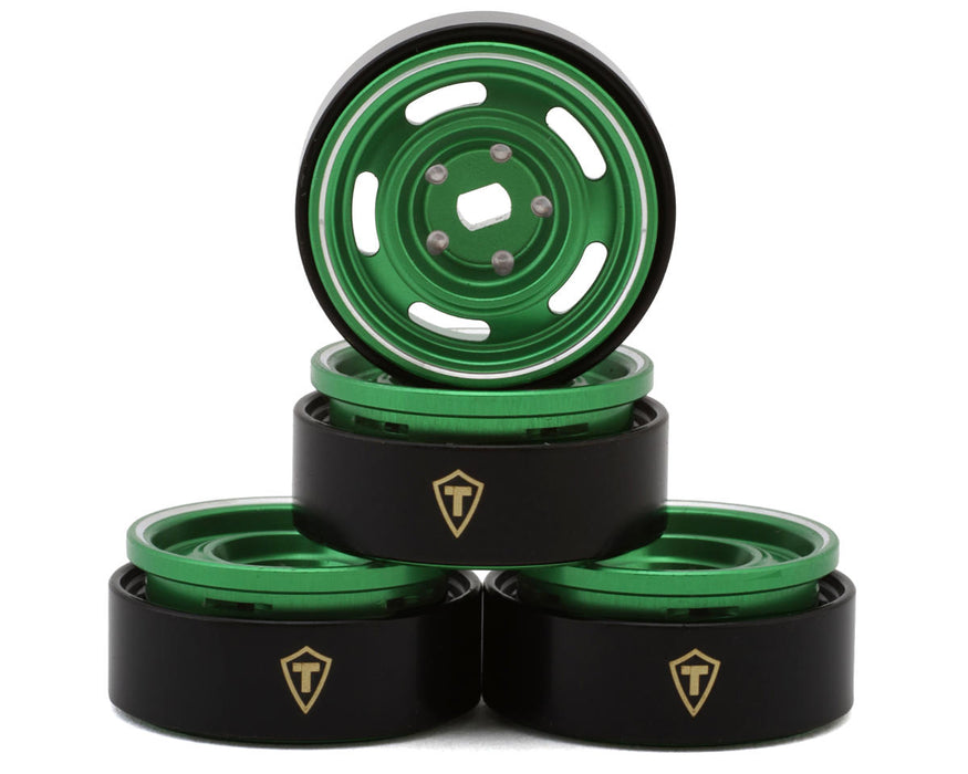 Treal Hobby 0.7" 5-Slot Aluminum Micro Rock Crawler Beadlock Wheels