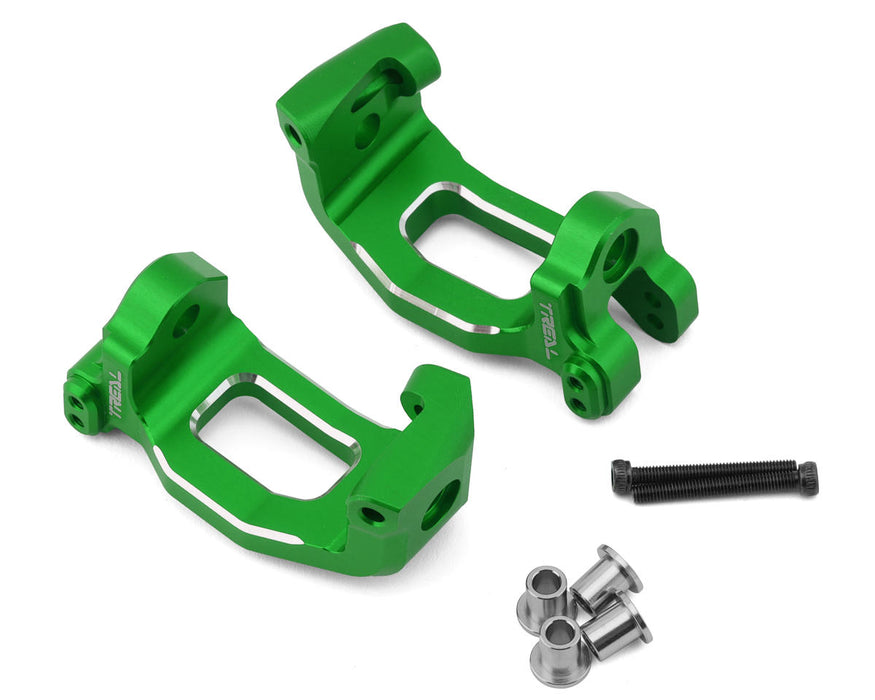 Treal Hobby Aluminum Front C Hub Spindle Carriers for Traxxas Sledge
