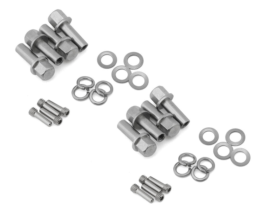 Treal Hobby Brass Extended Wheel Hub Hardware for Traxxas TRX-4 (+15mm)