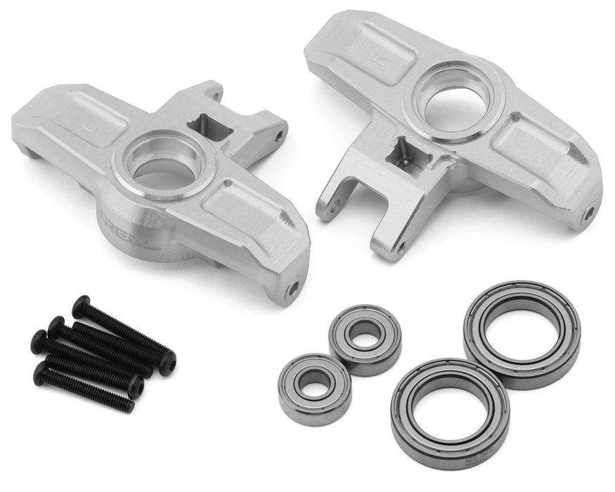 Treal Hobby Aluminum Front Steering Knuckles for Traxxas® UDR® (Silver) (2)