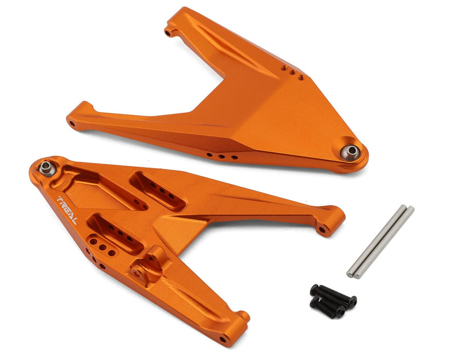 Treal Hobby Aluminum Lower Suspension Arms for Traxxas® UDR® (Orange)