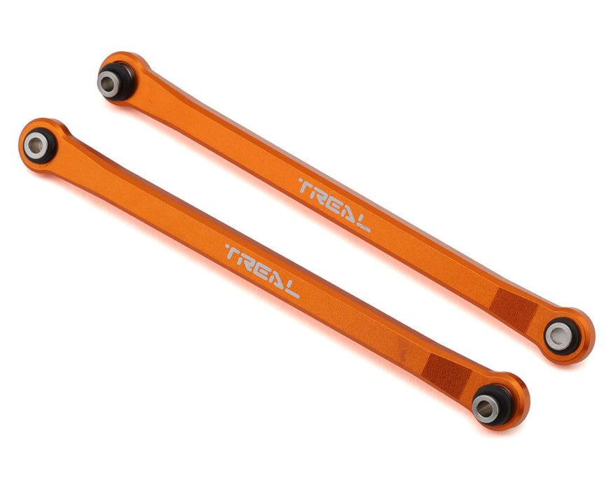 Treal Hobby Aluminum Front Steering Toe Links for Traxxas® UDR® (Orange)