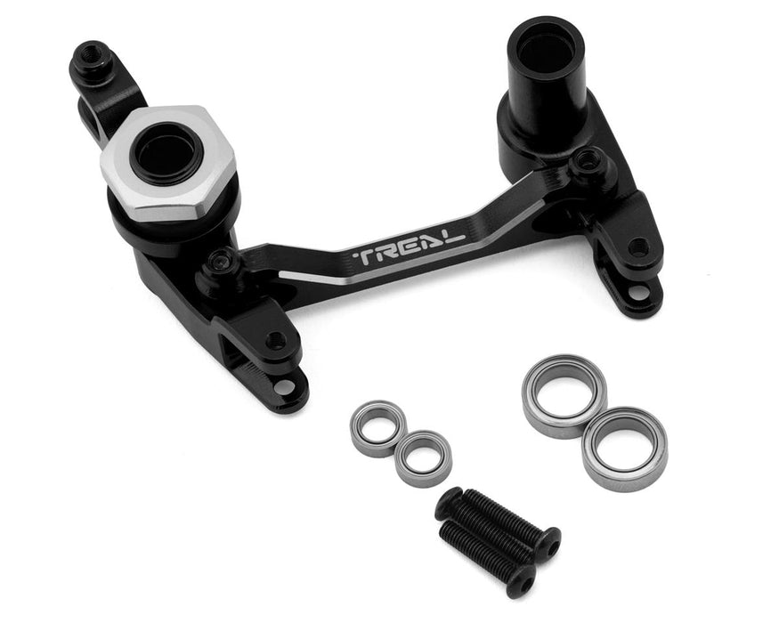 Treal Hobby Aluminum Steering Bellcrank Assembly Set for Traxxas® UDR® (Black)