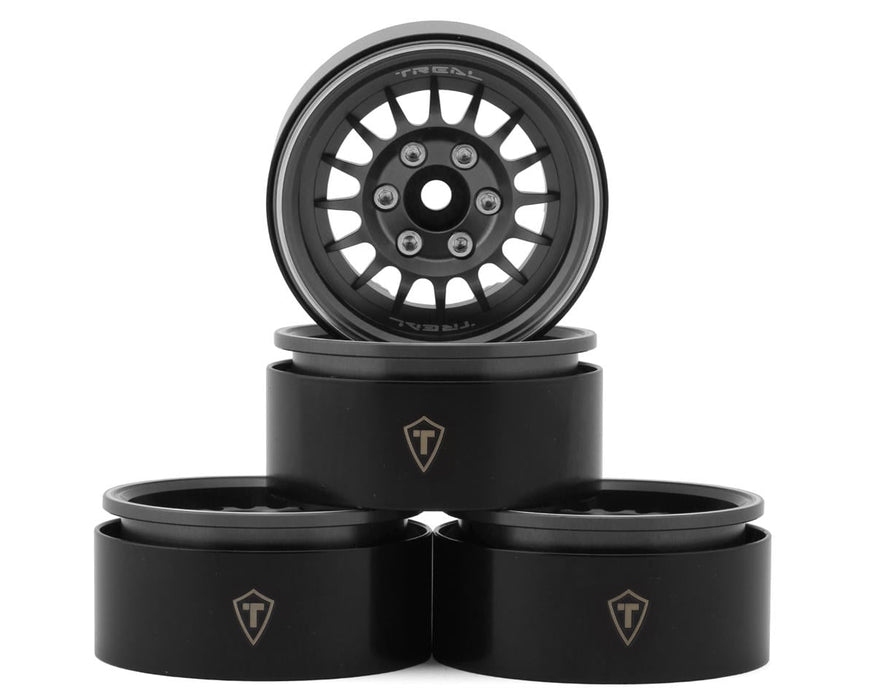 Treal Hobby Type N 1.9" Multi-Spoke Beadlock Wheels (Grey) (4)