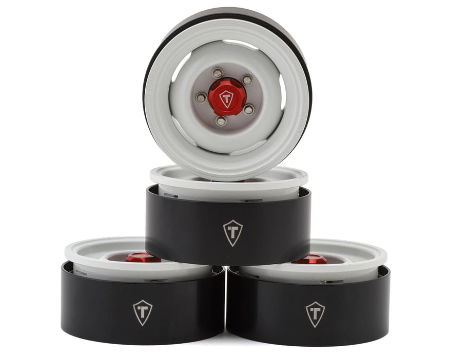 Treal Hobby 1.9" Aluminum Retro-Style Vintage Wagon Crawler Beadlock Wheels