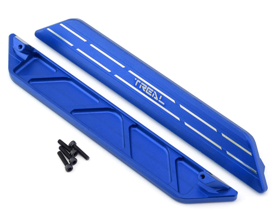 Treal Hobby Aluminum Side Rail Step Plates for Traxxas XRT (Blue) (2)