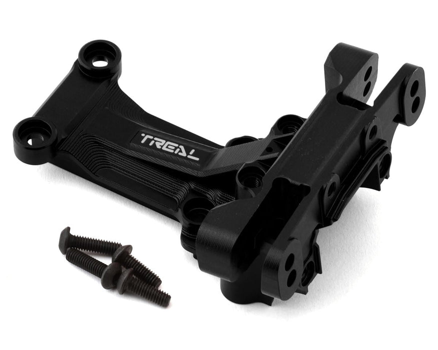 Treal Hobby Aluminum Front Upper Bulkhead for Traxxas XRT/X-Maxx (Black)