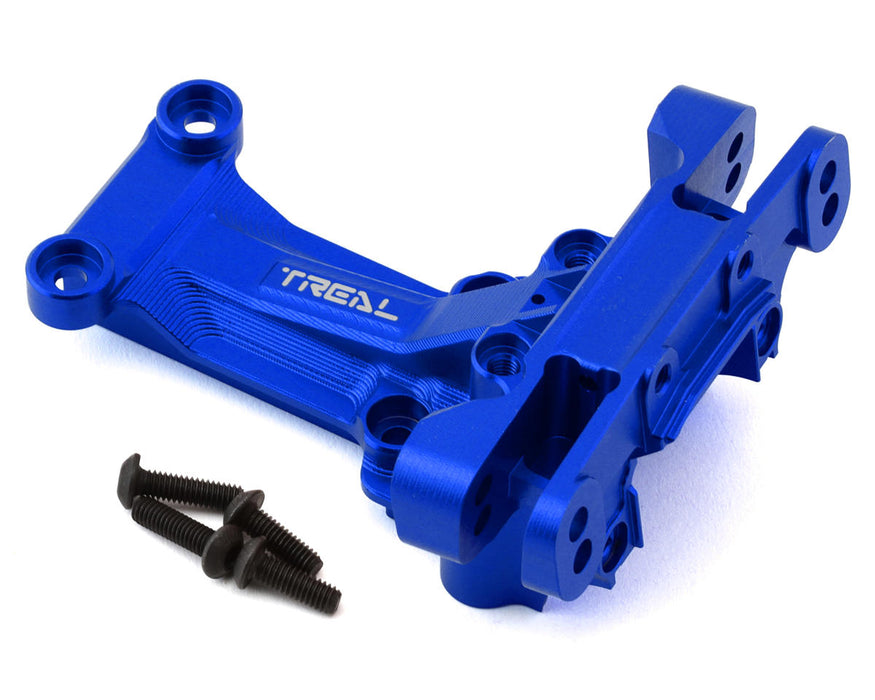 Treal Hobby Aluminum Front Upper Bulkhead for Traxxas XRT/X-Maxx (Blue)