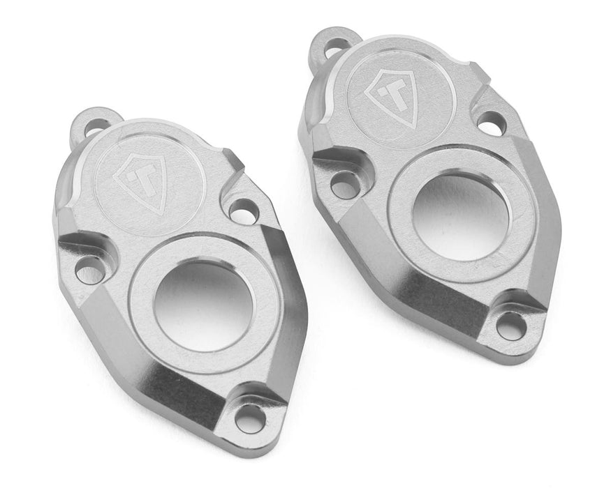 Treal Hobby Vanquish VRD/VS4-10 Aluminum Rear Portal Covers (Silver) (2)