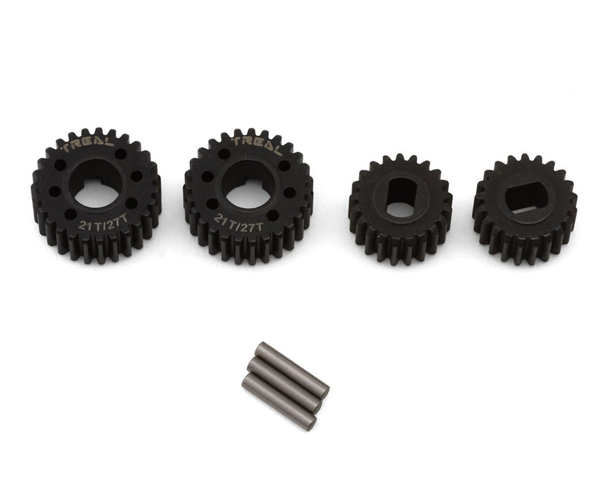 Treal Hobby Vanquish VRD/VS4-10 Harden Steel Overdrive Portal Gear Set (21T/27T)