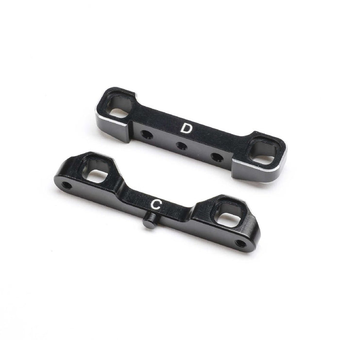 TLR Adjustable Pivot Set C & D, Black: 22S Sprint