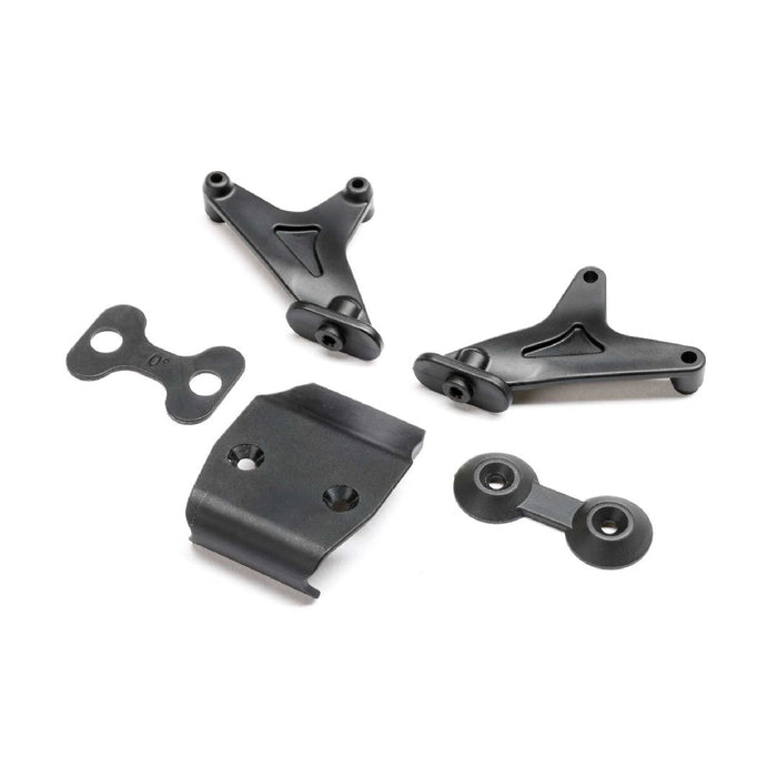 TLR Wing Mount Set, Front Bumper: 22X