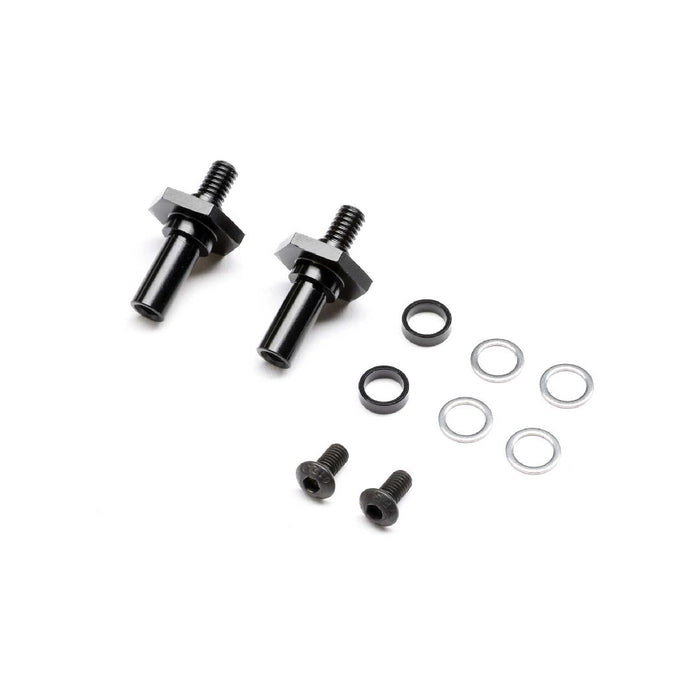 TLR Front Axle, Aluminum (2): 22X