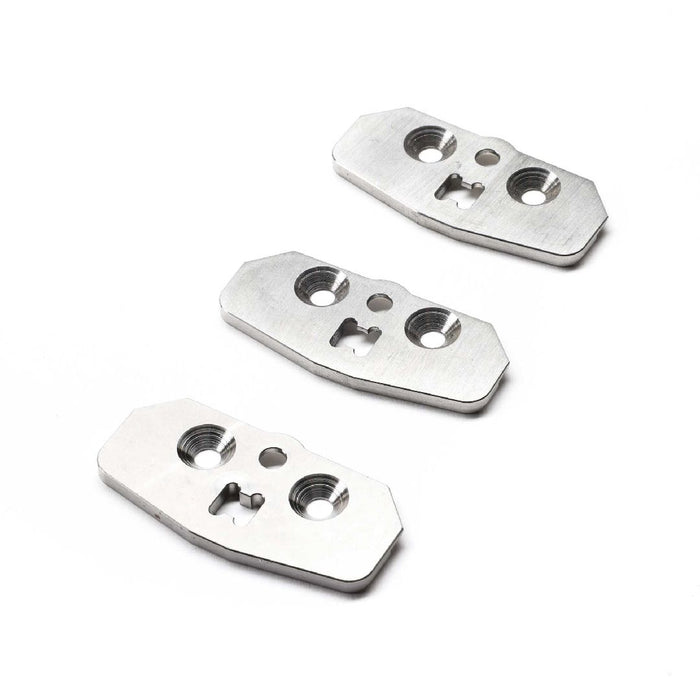TLR Skid Plate Set, Adj Chassis, Steel: 8XT