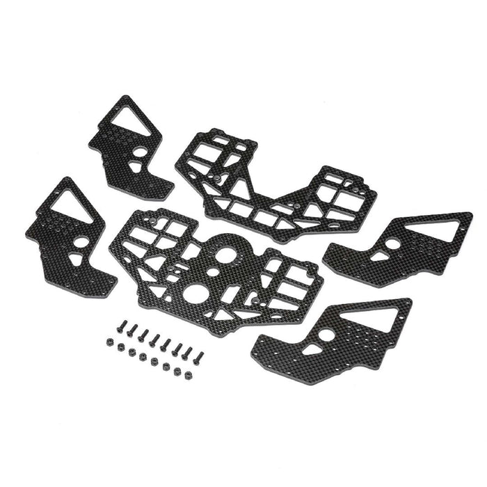 TLR Chassis Set, Carbon Fiber: LMT, TTLMT
