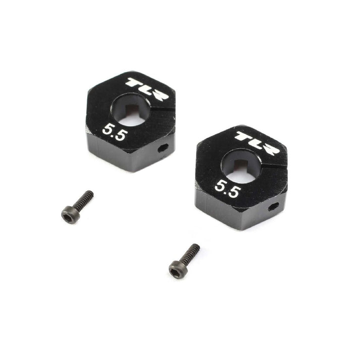 TLR Wheel Hex, 12mm x 5.5mm (2)