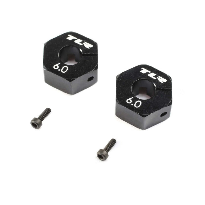 TLR Wheel Hex, 12mm x 6.0mm (2)