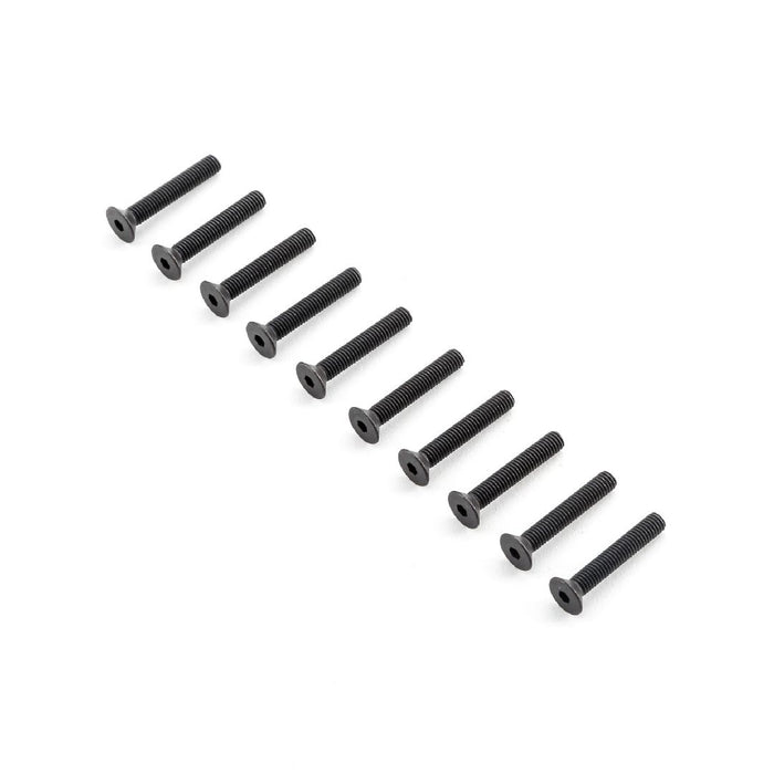 TLR Flat Head Screws, M5x30mm (10)