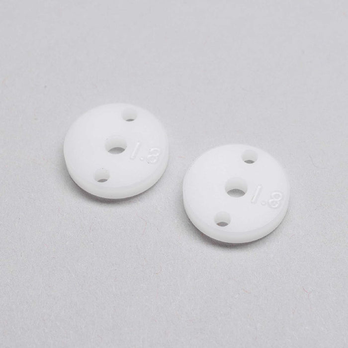 TLR Machined Shock Pistons, 2.3mm, 2 x 1.8mm, G3 (2)