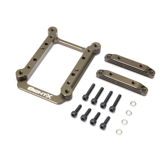 TLR Quick Change Engine Mount Set: 8X 2.0