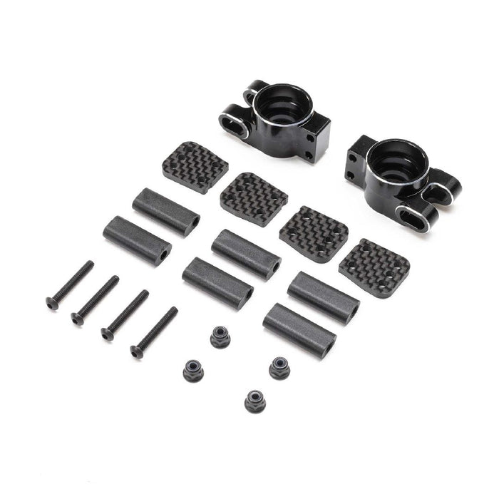 TLR Rear Hub, Aluminum: 8X, 8XE 2.0