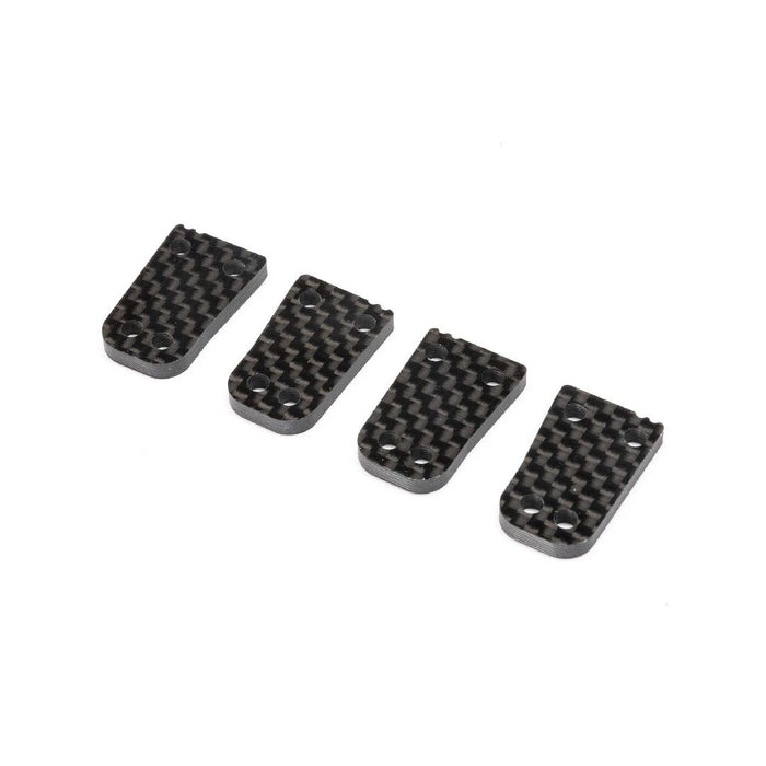 TLR Rear Hub, C Plate, Carbon: 8X, 8XE 2.0
