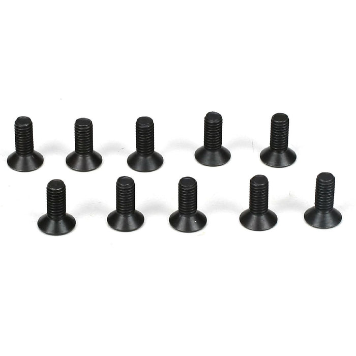 TLR Flathead Screws, M3 x 8mm (10)
