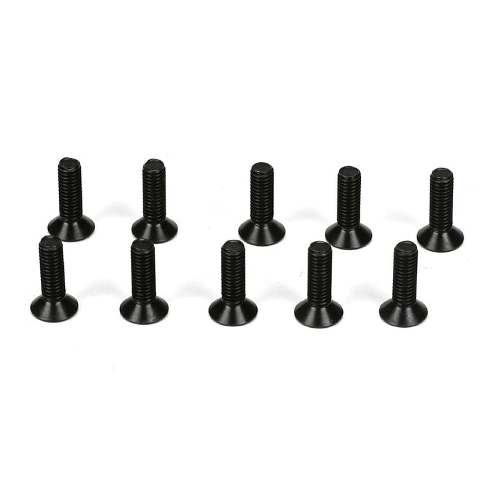 TLR Flathead Screws, M3 x 10mm (10)