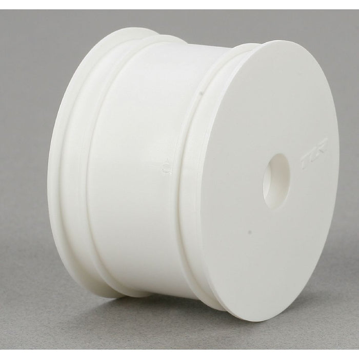 TLR 1/10 2.2 Wheel, 12mm Hex, White (Rear) (2): 22