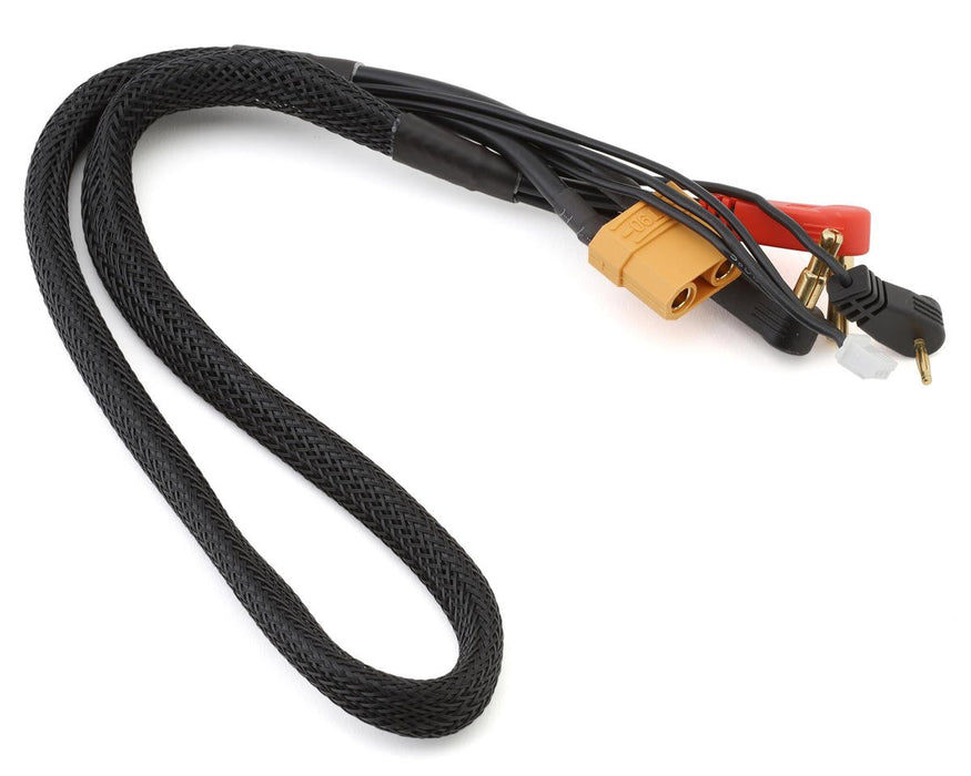 TQ Wire XT90 2S Charge Cable w/4mm & 5mm Bullet Connector (2') (iCharger/iSDT)