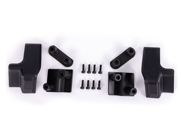 Traxxas Body Reinforcement Set, black/ 3x10mm CS (8) (fits #10211 body)