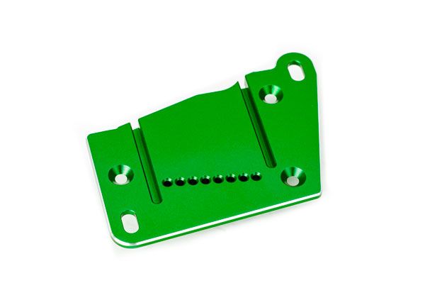 Traxxas Motor mount cap, 6061-T6 aluminum (green-anodized)
