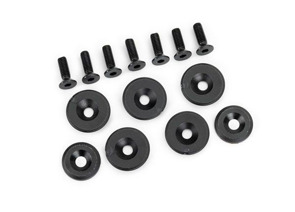 Traxxas Body washers (2)/ roof washers (5)/ 3x10mm CCS (7) (fits #10411 body)