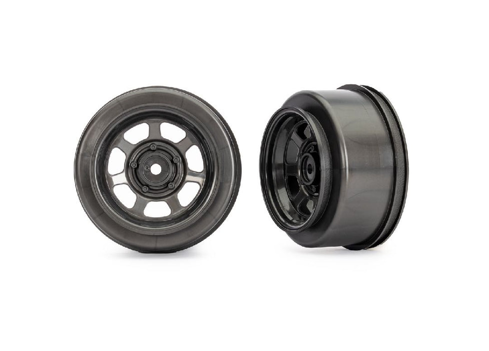 Traxxas Dirt Oval Gray Rear Wheels (2)