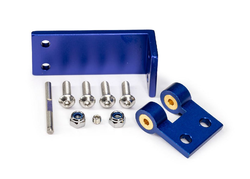 Traxxas Rudder mount, aluminum/ hinge pin