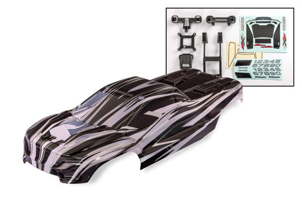 Traxxas Body, Mini XRT, ProGraphix(requires paint, clipless)