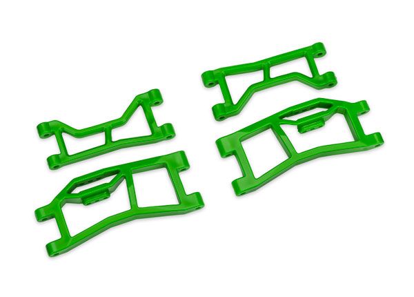 Traxxas Suspension arms, rear (upper (2) lower (2)), green