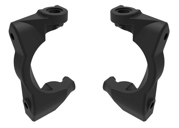 Traxxas Caster blocks (c-hubs), left & right (black)