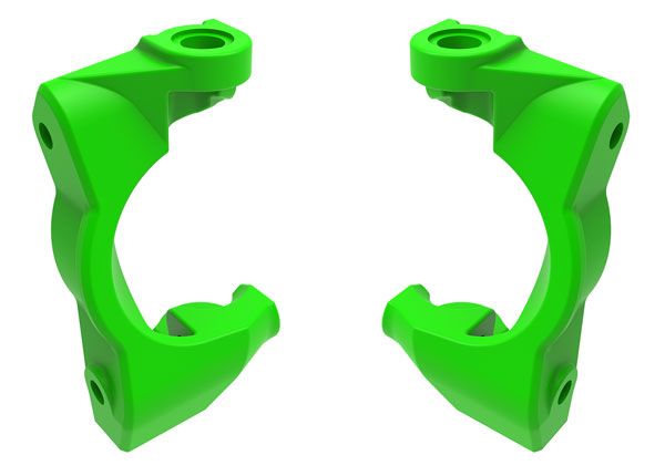 Traxxas Caster blocks (c-hubs), left & right (green)