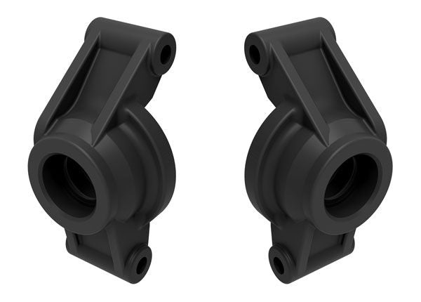 Traxxas Carriers, stub axle (black) (rear) (left & right)