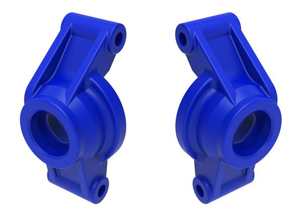 Traxxas Carriers, stub axle (blue) (rear) (left & right)