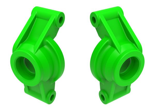 Traxxas Carriers, stub axle (green) (rear) (left & right)