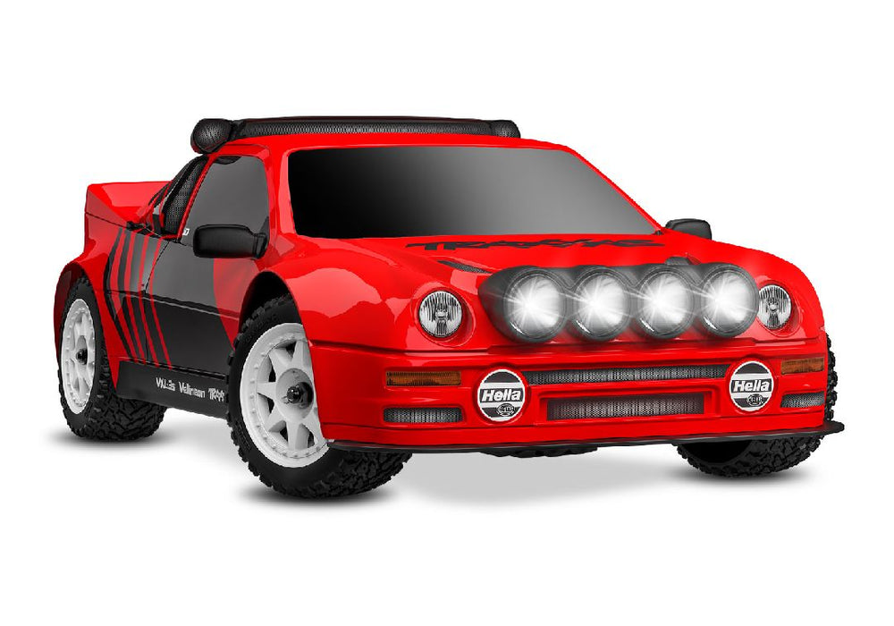 Traxxas 1/16 RS200 Mini Rally VXL-3S 4x4 RTR - Red (B&C Incl)
