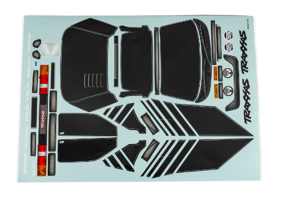 Traxxas Decal Sheet - Mini Rally VXL (Black)